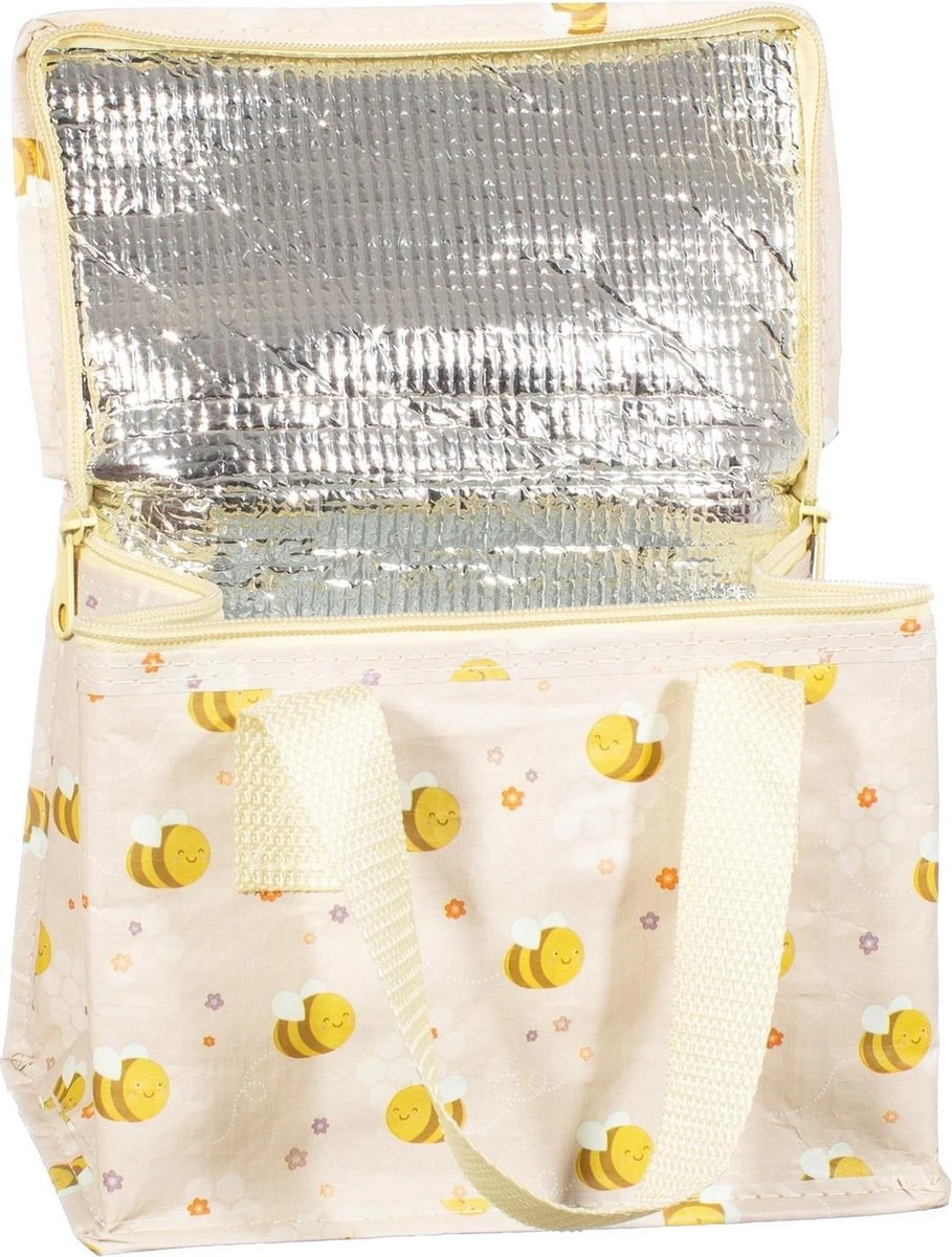 Lunchtasje/ Koeltasje Bijen / Happy Bee Van Sass & Belle 4 Lunchtasje/ Koeltasje Bijen / Happy Bee Van Sass & Belle - Afbeelding 2