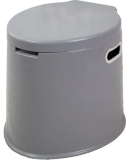 NordFalk Draagbaar Campingtoilet 6 Liter - Camping Toilet Met Binnenemmer - Incl. Deksel En Rolhouder -Buiten Kamperen 934x1200 4