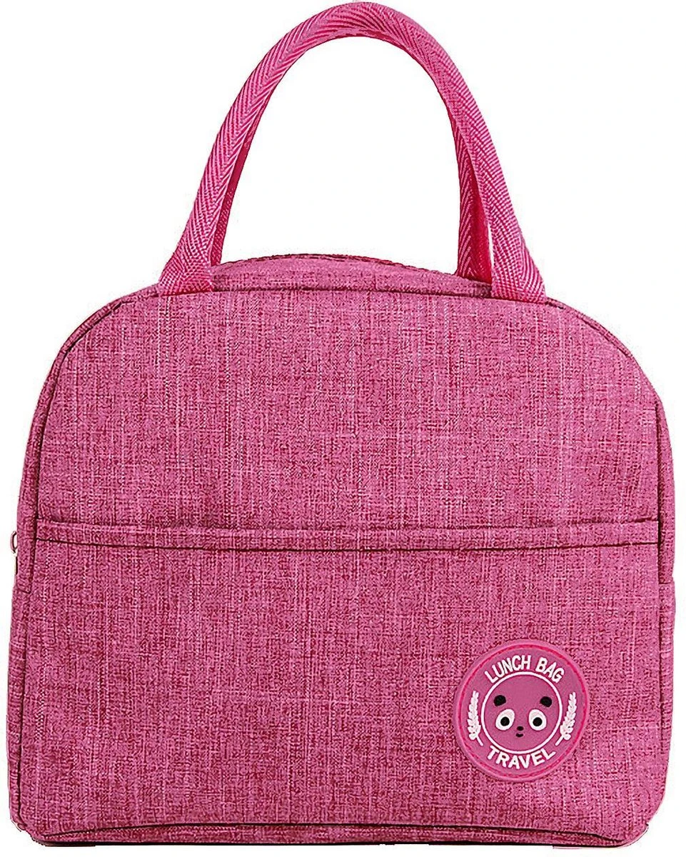 Koeltas - Lunchtas - Volwassenen En Kinderen - Compact & Handig: Zomer - Picknick -School - Lunch - Werk - Klassiek Roze 3 Koeltas - Lunchtas - Volwassenen En Kinderen - Compact & Handig: Zomer - Picknick -School - Lunch - Werk - Klassiek Roze