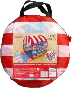 Pop-Up Strandtent: Beach Hut - Speeltent -Buiten Kamperen 988x1200