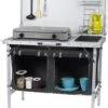 Campart Campingkeuken KI-0757 – Complete Keuken En Campingkast – Opvouwbaar En Inclusief Draagtas - Grijs -Buiten Kamperen 992x1200