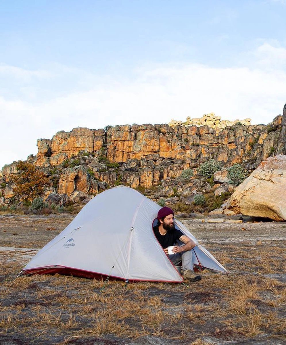 Cloud Up 1 Upgraded - Naturehike® - 1 Persoons Tent - Lichtgewicht Tent - Incl. Grondzeil - 210T 3000mm - Outdoor - Waterdicht - Hiking & Wandelen 5 Cloud Up 1 Upgraded - Naturehike® - 1 Persoons Tent - Lichtgewicht Tent - Incl. Grondzeil - 210T 3000mm - Outdoor - Waterdicht - Hiking & Wandelen - Afbeelding 3